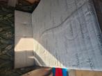 Boxspring 180x200cm nieuw. Gemêleerd velvet grijs., Huis en Inrichting, Ophalen, 180 cm, 200 cm, Grijs
