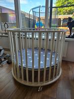 Ronde witte box 98 cm, Ophalen, Zo goed als nieuw, Rond