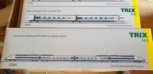 Trix H0 22364 TGV POS 10 delig NIEUW ovp DC ook Roco, Hobby en Vrije tijd, Modeltreinen | H0, Nieuw, Treinset, Gelijkstroom, Trix