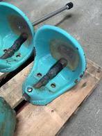 Vintage gietijzeren drinkbakken – decoratie / lamp, Ophalen