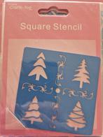 Square Stencil BE002S, Ophalen of Verzenden, Nieuw, Overige thema's, Pons of Mal