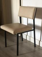 2x vintage skai leren stoel, Huis en Inrichting, Stoelen, Ophalen, Overige materialen, Gebruikt, Twee