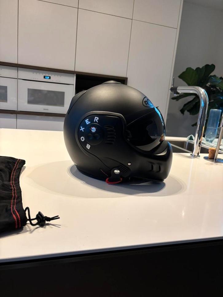 Roof boxer v8, Fietsen en Brommers, Brommerhelmen, Zo goed als nieuw, Ophalen of Verzenden