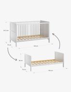 3-in-1 Meegroeibed 'Evolutif' Wit – Het bed dat mee groeit, Kinderen en Baby's, Ophalen, 70 tot 85 cm, 140 tot 160 cm, Zo goed als nieuw