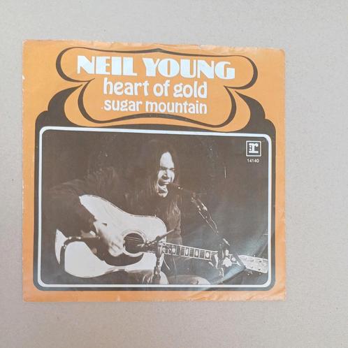 Neil Young  - Heart Of Gold, Cd's en Dvd's, Vinyl Singles, Gebruikt, Single, Pop, 7 inch, Ophalen of Verzenden