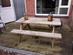 Picknick tafel tuintafel, Tuin en Terras, Picknicktafels, Ophalen of Verzenden, Zo goed als nieuw, Rechthoekig, Hout