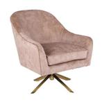 NIEUW Draaibare Fauteuil Angel 1x taupe en 1x zwart, Huis en Inrichting, Barkrukken, Nieuw, 2 krukken, 60 tot 90 cm, Ophalen of Verzenden