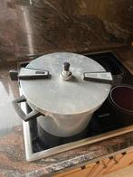 Snelkookpan 5 liter met inzet roosters., Rvs, Ophalen of Verzenden, Zo goed als nieuw, Kookpan of Snelkookpan