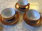 Vintage Japans theekopjes eierschaal porselein, Antiek en Kunst, Antiek | Servies los, Verzenden