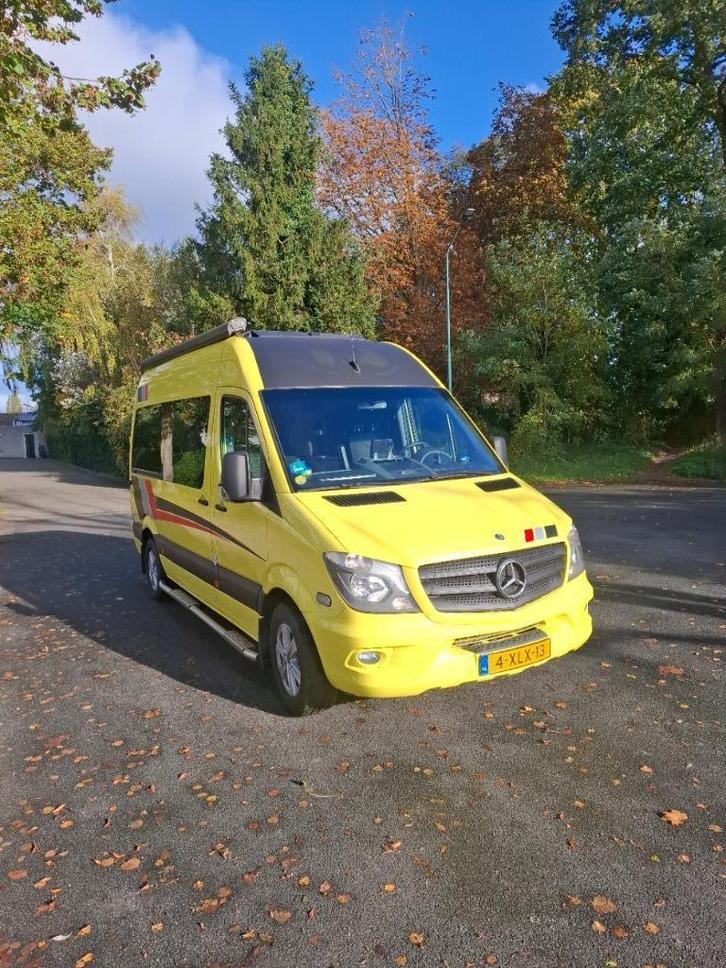 camper met slide out, Caravans en Kamperen, Campers, Particulier, tot en met 2, Buscamper of Camperbus, Mercedes-Benz, Mercedes