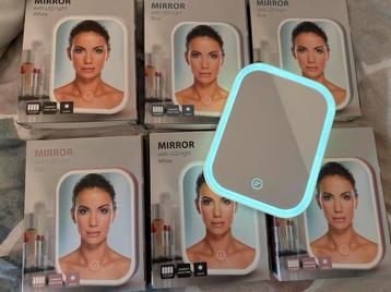 6 LED Spiegel + Dimmer bijv. voor kinderfeest make up meisje beschikbaar voor biedingen