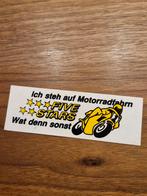 244 Motorsticker Five Stars, Ophalen of Verzenden