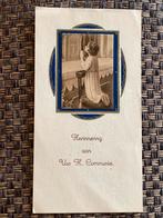 Communie prentjes perkament, Ophalen of Verzenden, Bidprentje