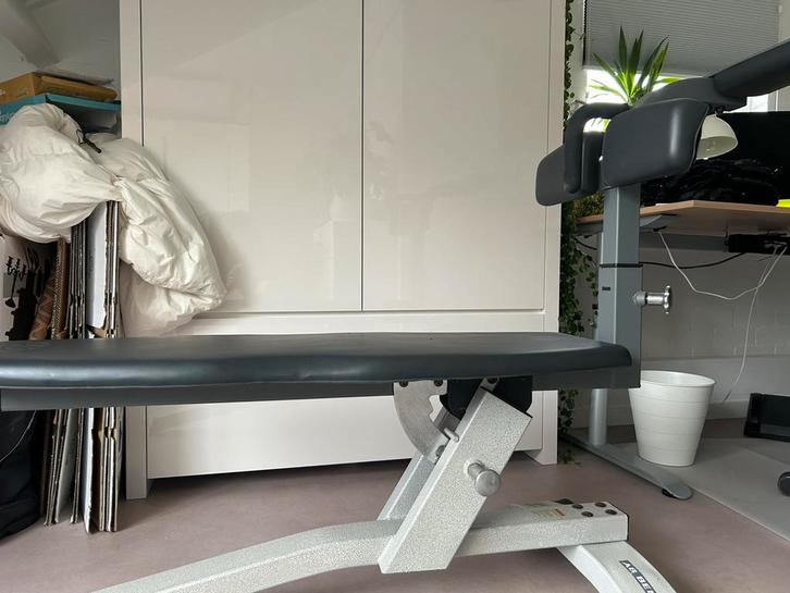 Buikspier bank, Sport en Fitness, Fitnessapparatuur, Gebruikt, Krachtstation, Buik, Overige materialen, Ophalen