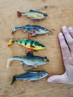 Setje met 5 nette swimbaits Savage gear en fox, Ophalen of Verzenden, Zo goed als nieuw, Complete set