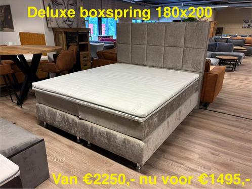 Deluxe boxsprings, gelijk leverbaar luxe bed, bedden nieuw, Huis en Inrichting, Slaapkamer | Boxsprings, Nieuw, Ophalen of Verzenden