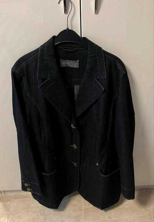 Ulla Popken Selection broekpak mt. 54, Kleding | Dames, Jasjes, Kostuums en Pakken, Zo goed als nieuw, Kostuum of Pak, Blauw, Ophalen of Verzenden
