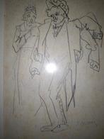 Cossaar  Tekening   Gesigneerd  Potlood, Antiek en Kunst, Ophalen