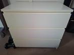 Witte (glans) ladekast, Ophalen, Gebruikt, 50 tot 100 cm, 3 of 4 laden