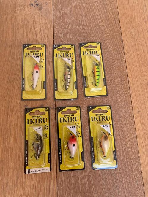 Nieuwe Spro Ikiru pluggen, Crank 3.8cm 4gr & Jerk 5cm 2.8gr, Watersport en Boten, Hengelsport | Roofvissen, Nieuw, Overige typen