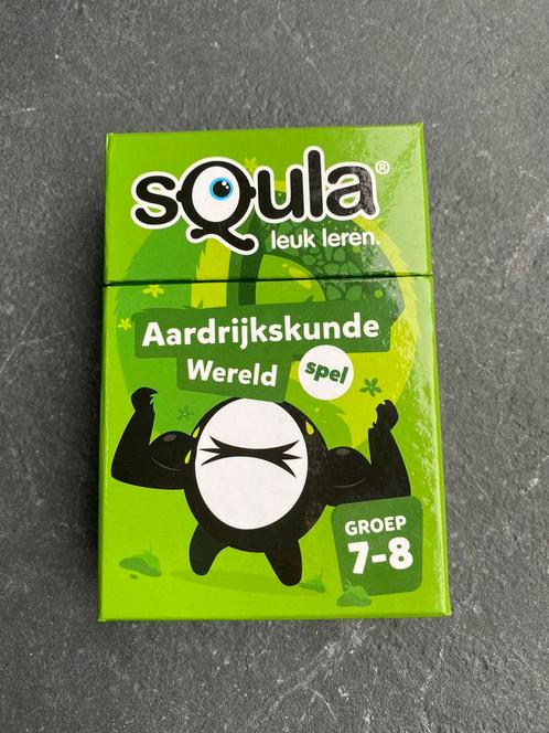 Squla leuk leren Aardrijkskunde wereld spel groep 7-8, Hobby en Vrije tijd, Gezelschapsspellen | Kaartspellen, Zo goed als nieuw