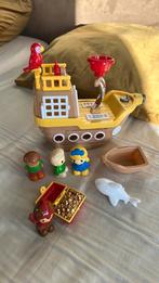 Piratenboot met schatkist, poppetjes etc., Ophalen of Verzenden, Zo goed als nieuw