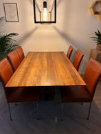 Massief houten Eettafel, Huis en Inrichting, Tafels | Eettafels, Ophalen, Gebruikt, 50 tot 100 cm, 150 tot 200 cm