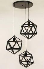 Hanglamp zwart, Ophalen, Zo goed als nieuw, Metaal, Minder dan 50 cm