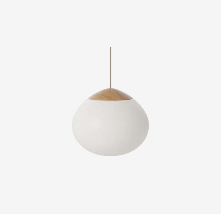 BOLIA Acorn lamp 32 cm - Nieuw in doos!, Huis en Inrichting, Lampen | Hanglampen, Nieuw, Minder dan 50 cm, Hout, Ophalen
