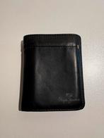 Pepe Jeans Lederen Portemonnee Genuine Leather Echt Leer, Overige merken, Zwart, Ophalen of Verzenden, Zo goed als nieuw