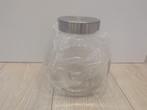 Een glazen pot met deksel, Ophalen of Verzenden, Nieuw, Overige materialen, Pot, Bus of Blik