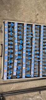 Freesbitset – 35-delig in aluminium koffer, Ophalen of Verzenden, Zo goed als nieuw, Bovenfrees