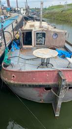 Tjalk casco, Watersport en Boten, Platbodems, Gebruikt, Staal, Overige brandstoffen, Ophalen of Verzenden