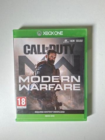 Xbox one call of duty modern warfare  beschikbaar voor biedingen
