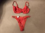 Rood lingeriesetje bh met string, Verzenden, Rood, Setje