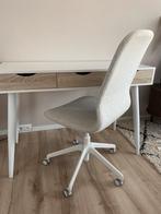 Wit/beige bureaustoel - Ikea LÅNGFJÄLL gunnared beige/wit, Ophalen, Beige, Zo goed als nieuw, Bureaustoel