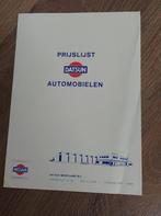 Datsun Prijslijst 1979, Ophalen of Verzenden, Gelezen, Nissan