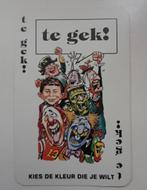 GEZOCHT.... " TE GEK "KAART VAN MAD HET KAARTSPEL.
Wie kan m, Ophalen of Verzenden