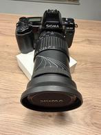 Sigma SA-300 + Sigma 28-200mm zoomlens – Vintage SLR set, Ophalen of Verzenden, Gebruikt, Spiegelreflex, Overige Merken