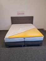 Boxspring bed 160x200 met matrassen. Leveren mogelijk, Tweepersoons, Ophalen of Verzenden, Zo goed als nieuw, X