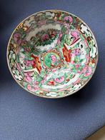 3 Rose Mandarin, Famille Rose, porseleinen schaaltjes, Antiek en Kunst, Ophalen of Verzenden