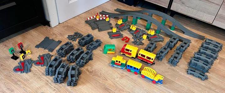 Lego Duplo Trein Set, Kinderen en Baby's, Speelgoed | Duplo en Lego, Gebruikt, Duplo, Complete set, Ophalen of Verzenden