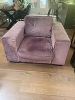 Fauteuil van Urban Sofa lila fluweel, Huis en Inrichting, Ophalen, Gebruikt, Eenpersoons, Minder dan 150 cm