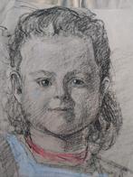 Mooie kinderportret van F A Van Oostveen 1885-1979., Ophalen of Verzenden