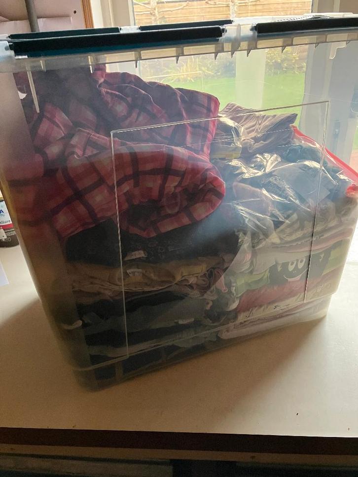 Doos vol meisjeskleding - diverse maten, Kinderen en Baby's, Babykleding | Baby-kledingpakketten, Gebruikt, Maat 74, Ophalen of Verzenden