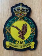 Klu luchtmacht 316 buillion bade F-16 NF-5, Ophalen of Verzenden, Nieuw, Patch, Badge of Embleem