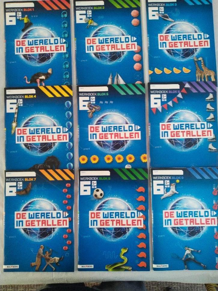 De Wereld in Getallen Groep 6 / 9 Werkboeken 6S voor €50,00, Boeken, Schoolboeken, Nieuw, Overige vakken, Overige niveaus, Ophalen of Verzenden