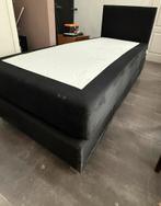 eenpersoonsbed, Huis en Inrichting, Slaapkamer | Bedden, 90 cm, Eenpersoons, Zwart, Ophalen of Verzenden