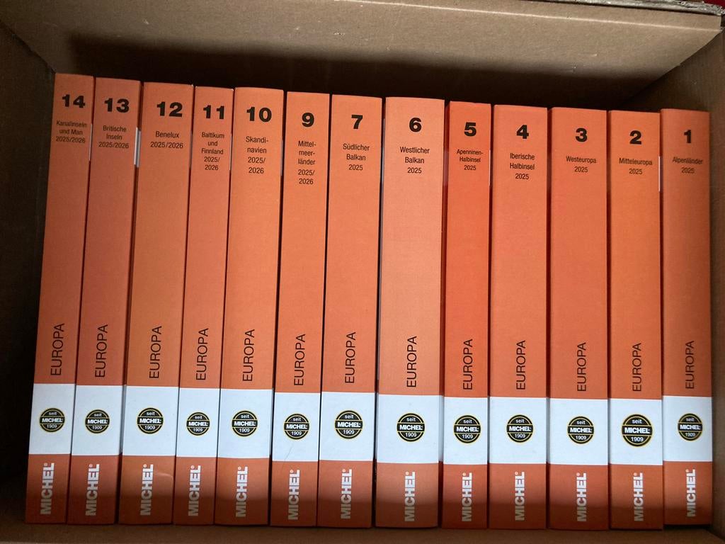 Michel Catalogus Europa 2025-2026 (deel 1-7 en deel 9-14), Postzegels en Munten, Postzegels | Toebehoren, Ophalen of Verzenden