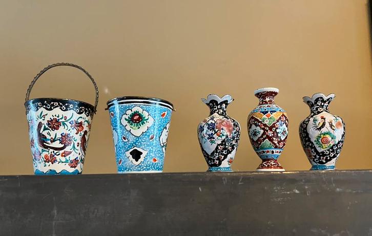 EMAILLE MINIATUURTJES, Antiek en Kunst, Curiosa en Brocante, Ophalen of Verzenden